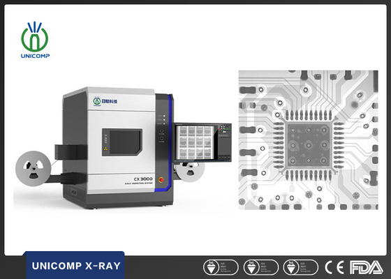 Máy X Ray Điện Tử Để Bàn Unicomp CX3000 Có Cuộn Để Cuộn Khay Và Ống JEDEC