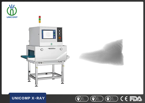 Hệ thống kiểm tra tia X cực hiệu suất Unicomp UNX4015N cho xương bên trong cá hồi và cá