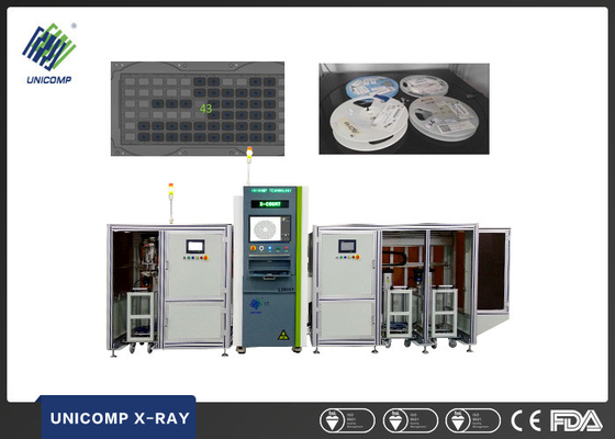 0,1m / s Auto SMD X Ray Chip Counter Kích thước đường hầm 440mm để kiểm tra cuộn lớn