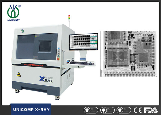 Ống kín không bảo trì 90kV Máy SMT X-Ray Unicomp AX8200MAX để đo khoảng trống hàn LED BGA