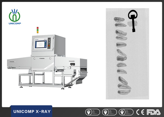 Máy Unicomp X Ray toàn màn hình tự động cho thực phẩm số lượng lớn Ô nhiễm nguyên liệu ngoại lai