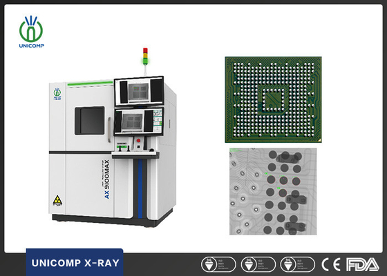 Máy X quang ống kích thước điểm tập trung micron 130KV AX9100MAX Với máy tính kép cho kiểm tra PCB&amp;BGA