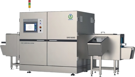 Kiểm tra thực phẩm đóng chai X Ray Kiểm tra thực phẩm Unicomp UNX 1830-D