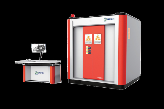 Unicomp UNC320 X-Ray xác định các lỗ hổng trong các thành phần đúc chết trong hàng không vũ trụ