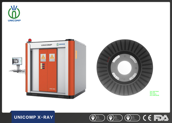 Khám phá các lỗi bên trong trong đệm phanh với thiết bị tia X Unicomp UNC160