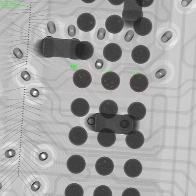 Máy chụp X quang SMT PCB Unicomp AX9100MAX Độ phân giải cao Micron Focus Spot Size cho BGA Voids and Solder Paste Inspection