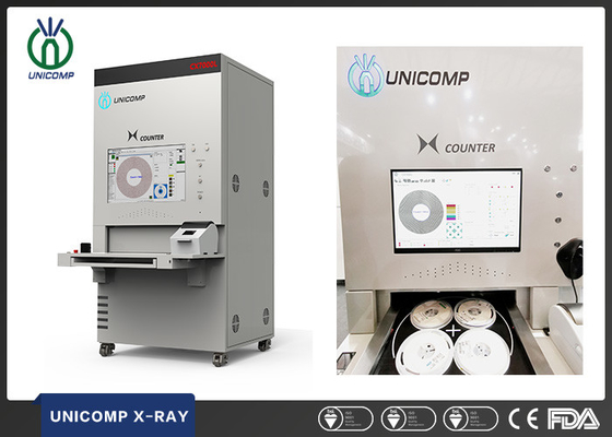 Bộ đếm chip X Ray có độ chính xác cao 99,9% cho Gói 4 cuộn / Khay JEDEC / Ống