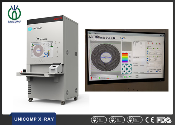 Máy đếm chip X Ray điện tử chính xác cao Unicomp CX7000L với máy in nhãn