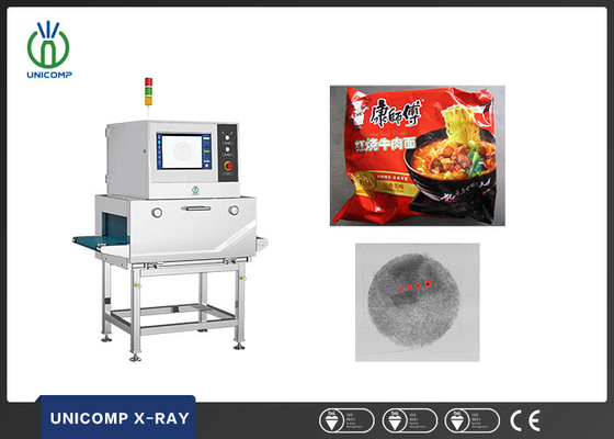 Thiết bị phát hiện tia X cho thực phẩm để kiểm tra thực phẩm đóng gói với thiết bị từ chối tự động
