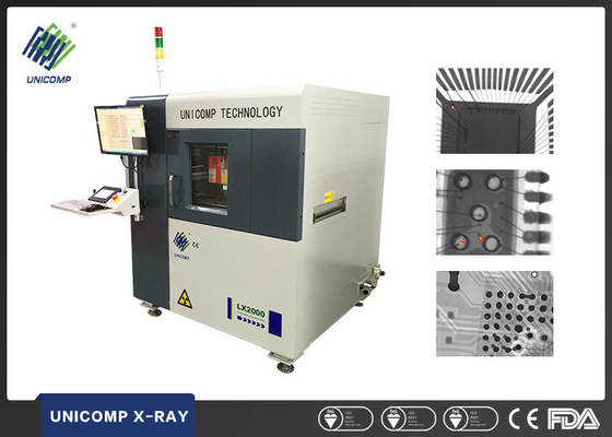 Hoạt động trực tuyến PCB X Ray Machine Unicomp LX2000 Đối với ngành công nghiệp quang điện