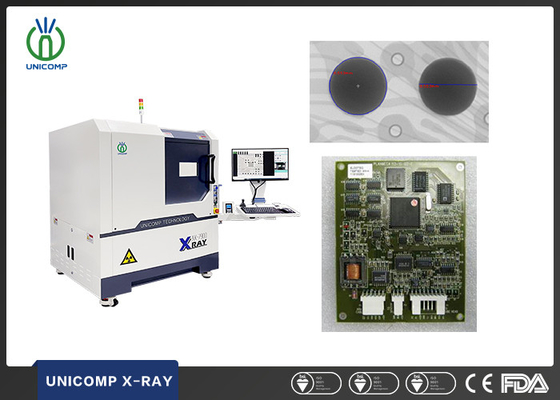 Máy X Ray 90kv độ phân giải cao Unicomp AX7900 với ống 5um cho BGA Bonding Wires Curvature Test