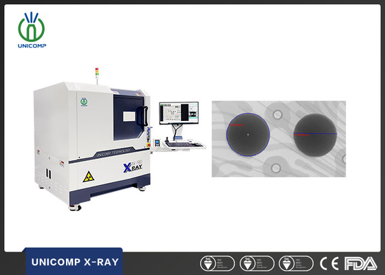 Máy X quang kỹ thuật số & Máy X quang Unicomp AX7900 Để sửa PCB Và IC / BGA Ball Soldering Measurement & Testing