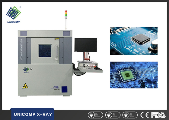 Máy điện tử tiêu đề 2.5D Máy X Ray 40W Xoay 360 ° với chuyển động 6 trục