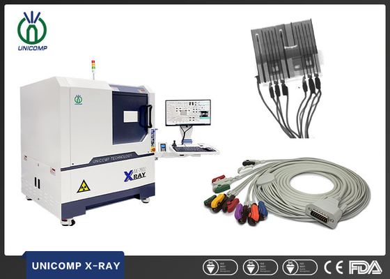 Máy kiểm tra tia X 2.5D Unicomp microfocus AX7900 với chế độ xem xiên để kiểm tra vết nứt dây và dây cáp
