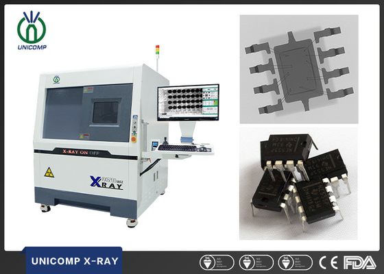 Máy X-quang Unicomp AX8200Max 90kv 5um dùng để quét dây IC kiểm tra vết nứt gãy